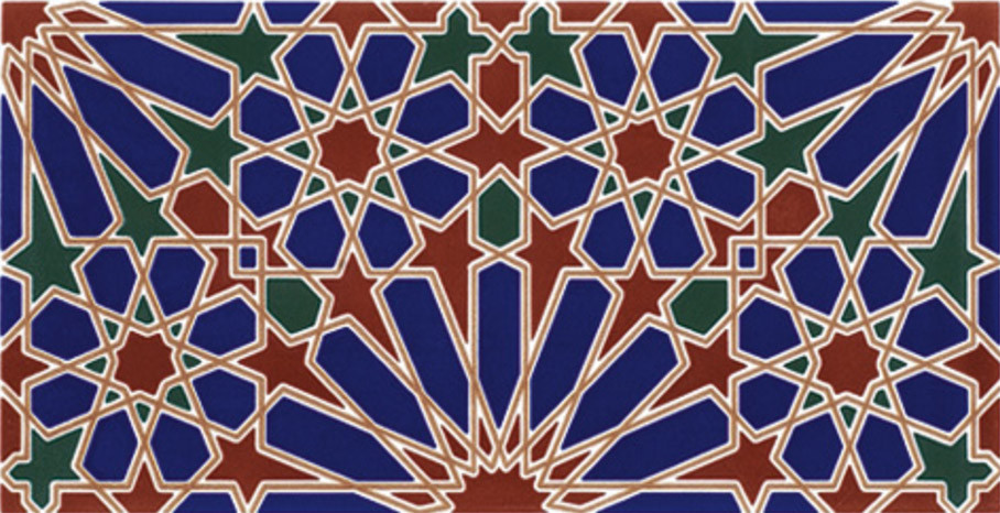 Плитка 28x14 Areej глянцевая зеленый Cas Ceramica