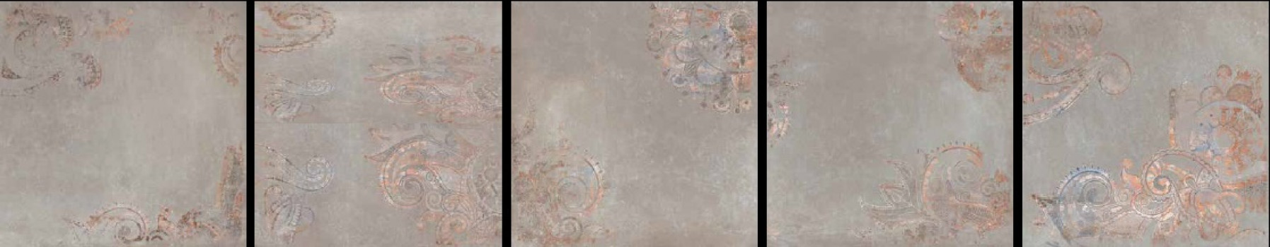 Керамогранит 60x60 Chrome Kirman Clay Rt матовая темно-серый бетон Cerdomus