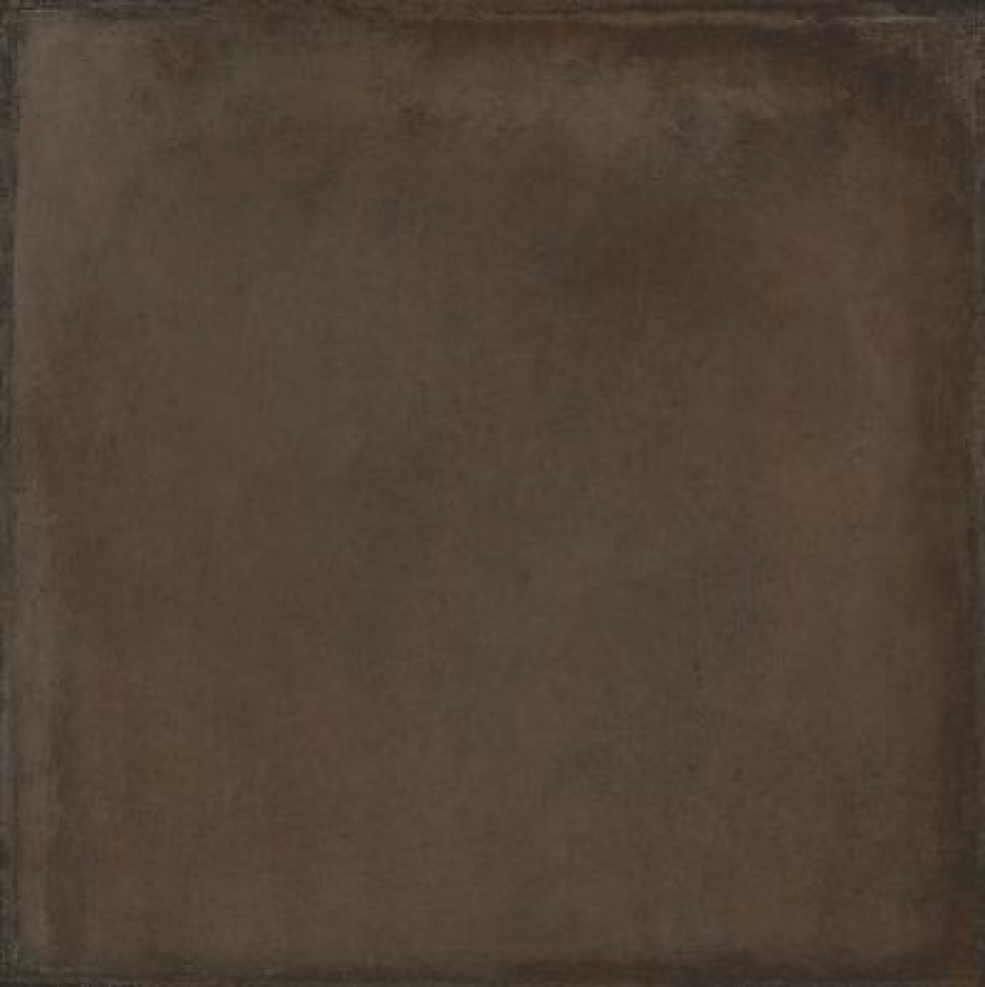 Керамогранит 40x40 Crete Bronzo матовая темно-коричневый бетон Cerdomus