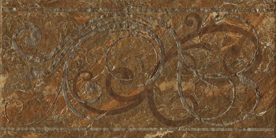 Керамогранит 40x20 Dome Fsc.classic Rust матовая коричневый камень Cerdomus