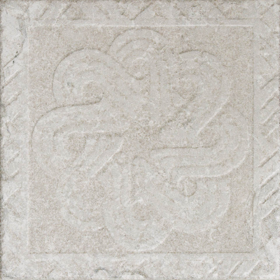 Керамогранит 20x20 Ostuni Trame Tufo матовая светло-серый камень Cerdomus