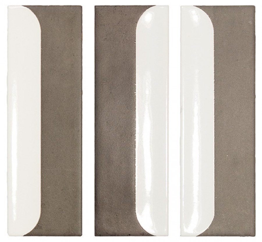 Керамогранит 16x5 9мм DNA Bow Decor Tobac комбинированная DNA Tiles