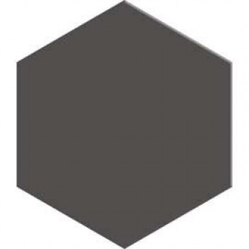 Плитка Bee Graphite 124266 матовая черный однотонная 12x10 9мм DNA Tiles