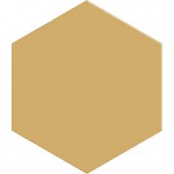 Плитка Bee Mustard 124263 матовая желтый однотонная 12x10 9мм DNA Tiles