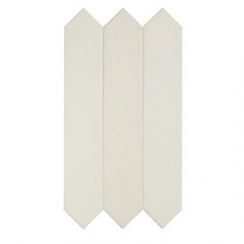 Плитка Candy Crayon White 128396 матовая белый однотонная 24x4 DNA Tiles
