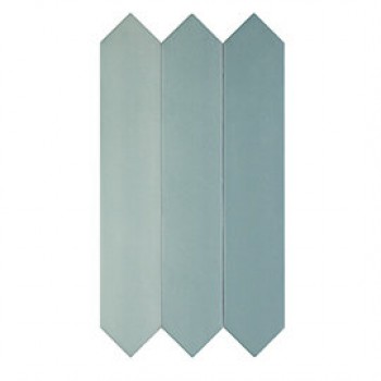 Плитка Candy Crayon Blue 128394 матовая голубой однотонная 24x4 DNA Tiles