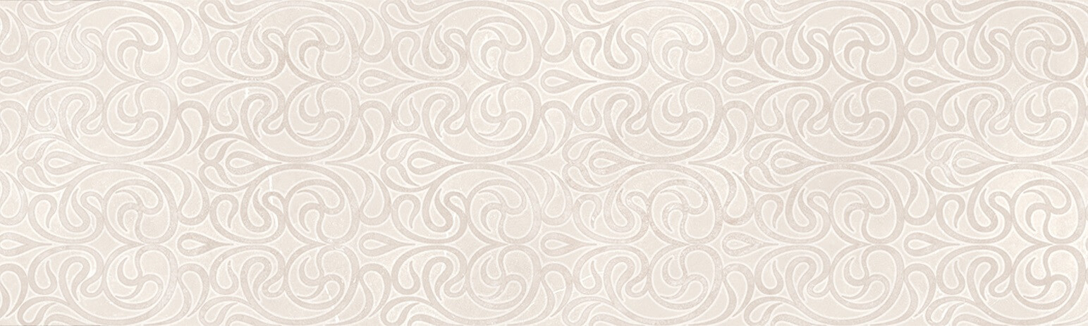 Плитка 100x30 Ona Flower gray см матовая бежево-серый Sina