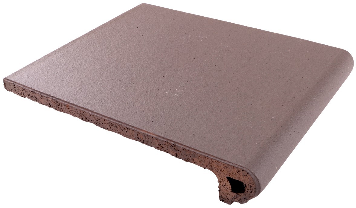 Ступень клинкер 33x24 18мм Natura 017 Brown Матовая Rh C Флорентийская матовая коричневый Canada Gres
