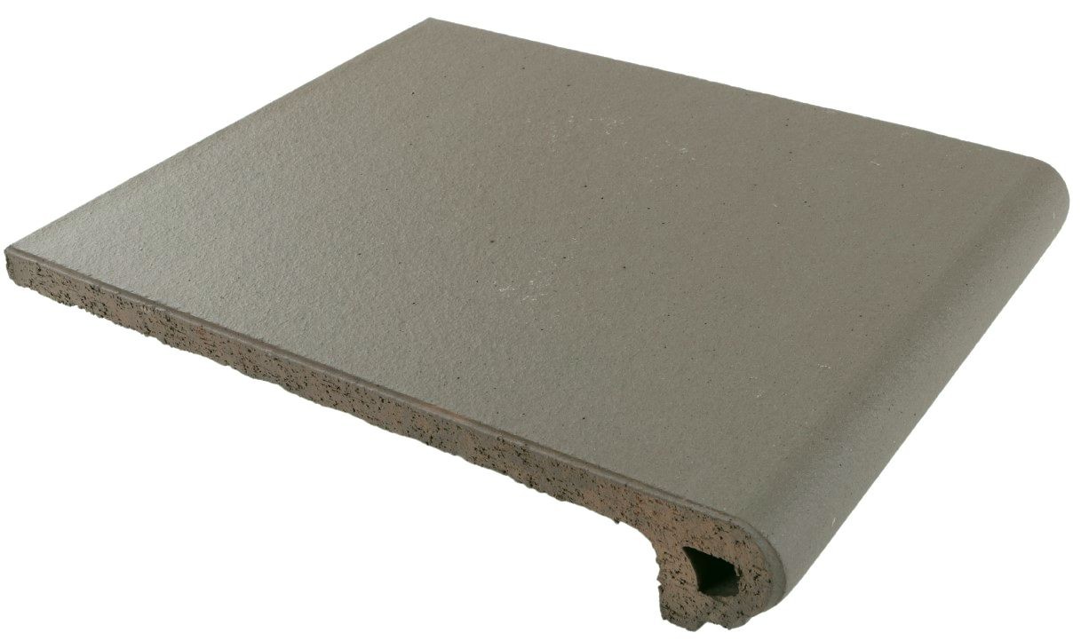 Ступень клинкер 33x24 18мм Natura 013 Grey Матовая Rh C Флорентийская матовая серый Canada Gres
