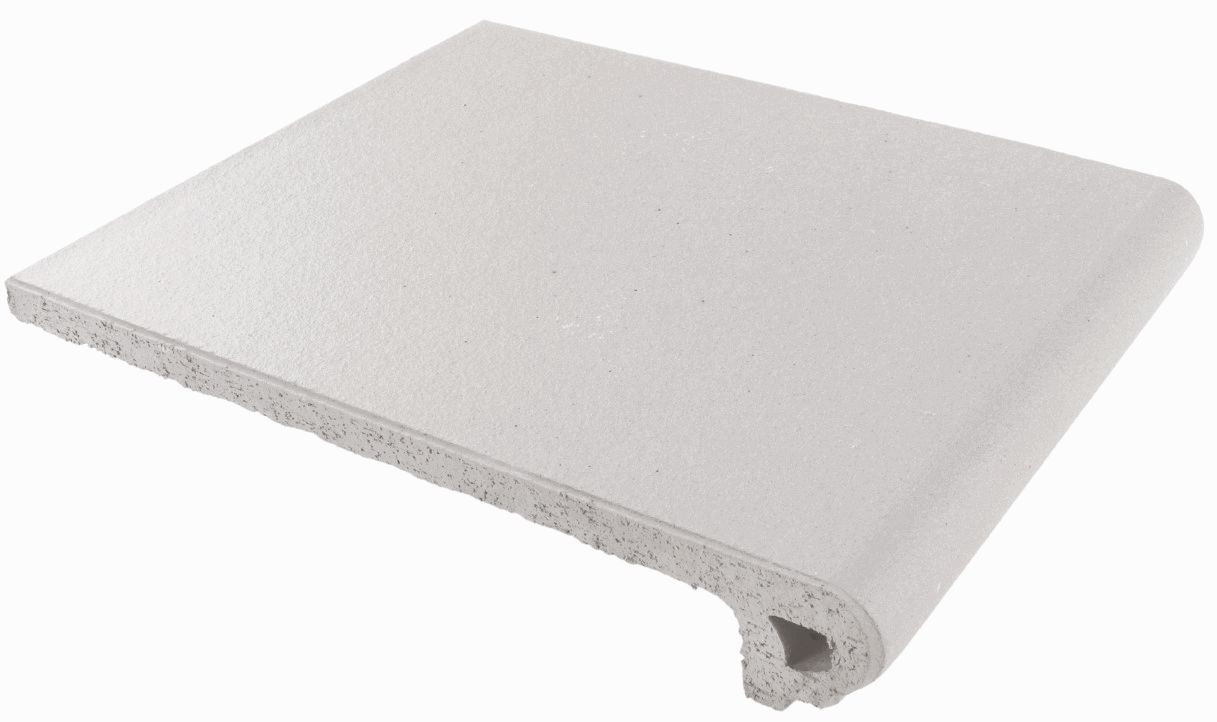 Ступень клинкерная 33x24 Natura 012 White R11 противоскользящая белый 18мм Canada Gres