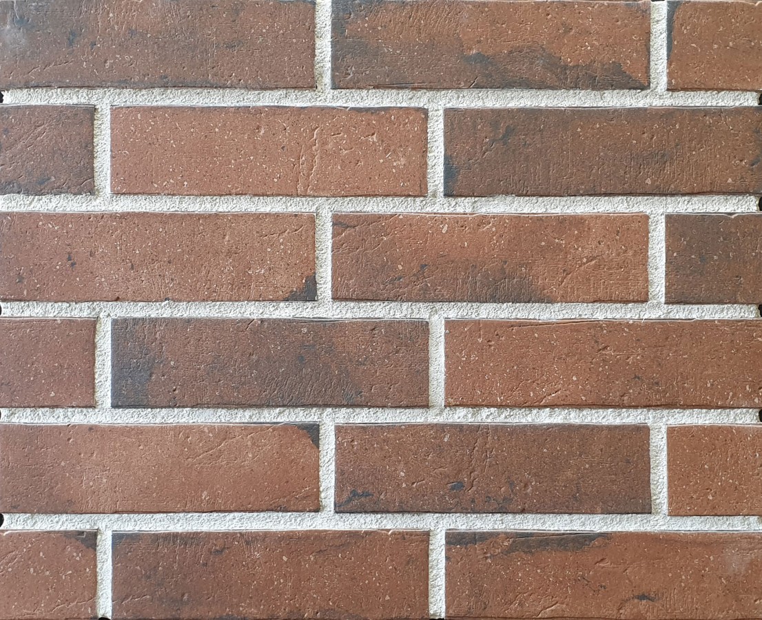 Плитка клинкер 24x7 10мм Brickloft Int 573 Ziegel Клинкерная гладкая красный, коричневый Dekeramik