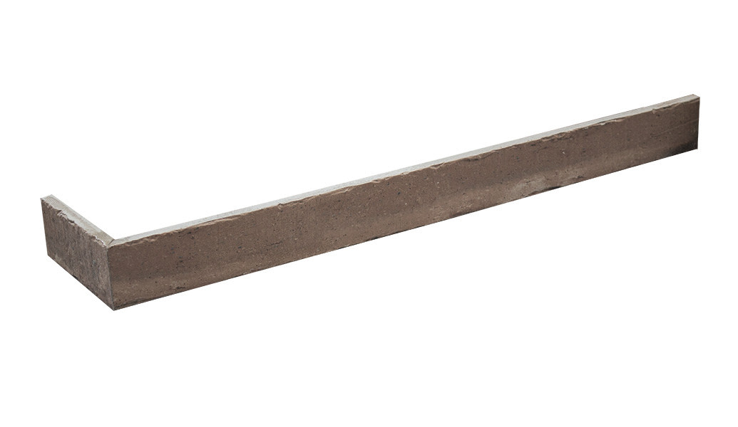 Плитка угловой элемент клинкерная 30x30 Quarzit Dkk 852 Цитрин 468/ структурированная светло-коричневый 10мм Dekeramik