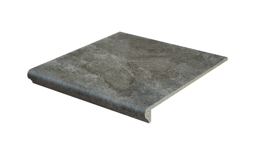 Ступень клинкерная 32x31 Abell 273 Графитово-Серый противоскользящая серый темный 9мм Interbau