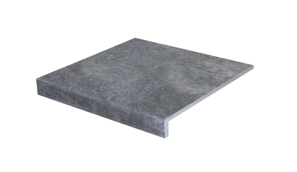 Ступень клинкерная 31x30 Abell 273 Графитово-Серый противоскользящая серый темный 9мм Interbau