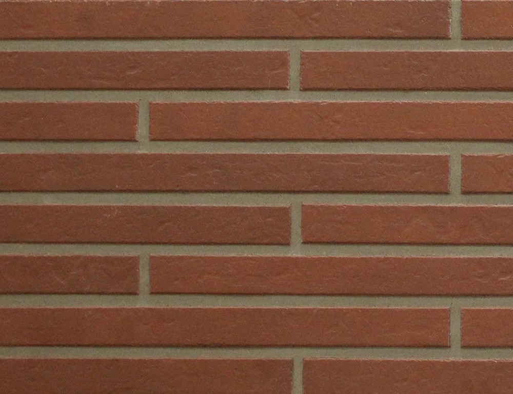 Плитка клинкер 50x4 11мм Long Brick Brs 133 Flame Клинкерная матовая красный Kerastep