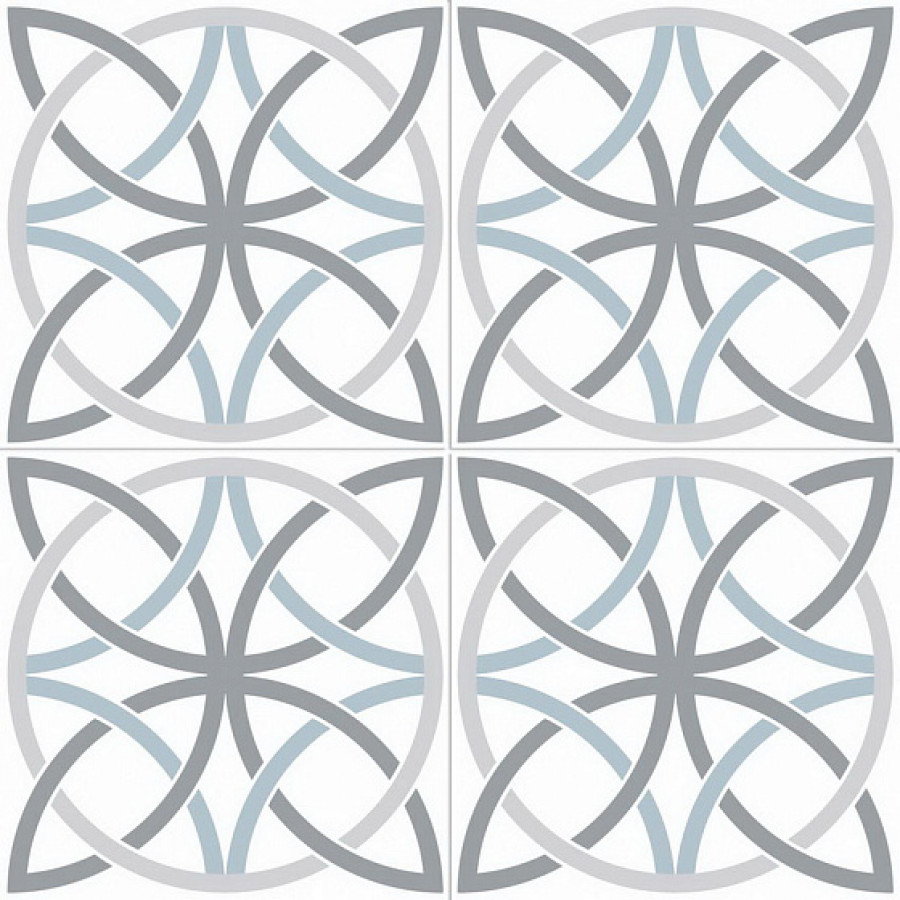 Плитка напольная 45x45 Chic Collection Bosham White УЦЕНКА DG_CH_B_WH_N_U Dual Gres