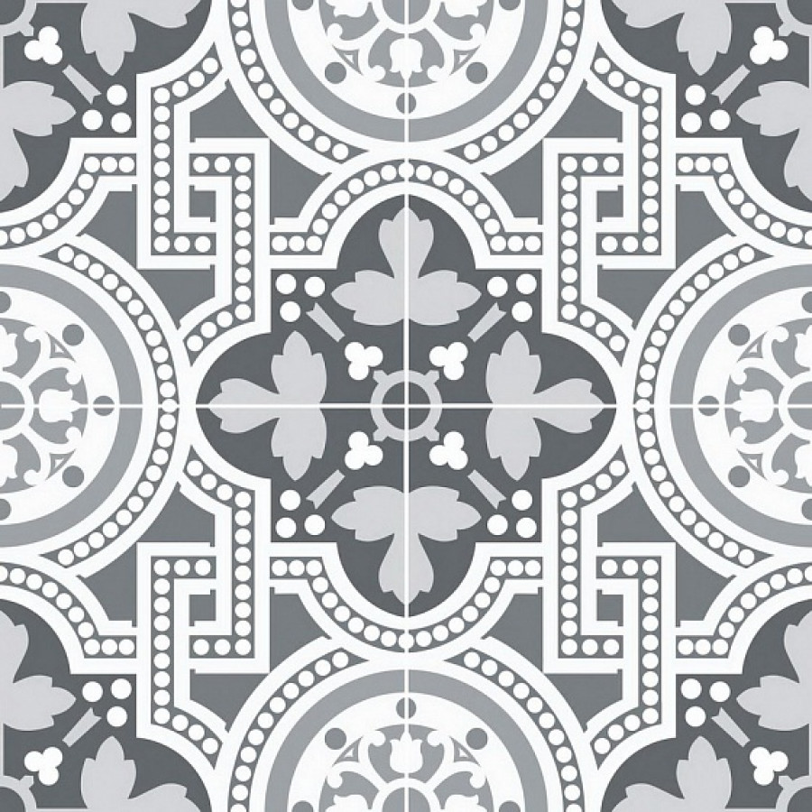 Плитка 45x45 Chic Seaford Grey матовая Dual Gres