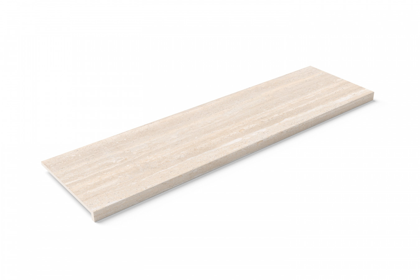 Ступень керамогранитная 120x33 Veincut 1326 Прямоугольная/peldano Recto R11 Anti-Slip матовая бежевый 11мм Mayor