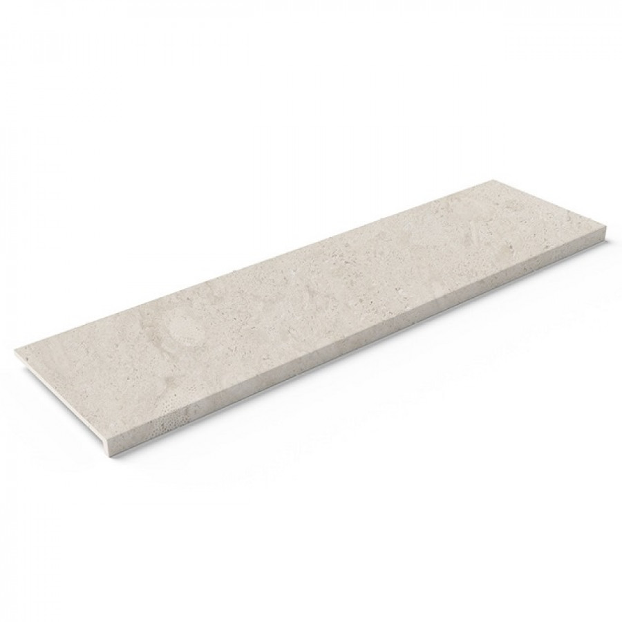 Ступень керамогранитная 120x33 Coralina 1906 Прямоугольная/peldano Recto R11 Anti-Slip матовая светло-бежевый 11мм Mayor