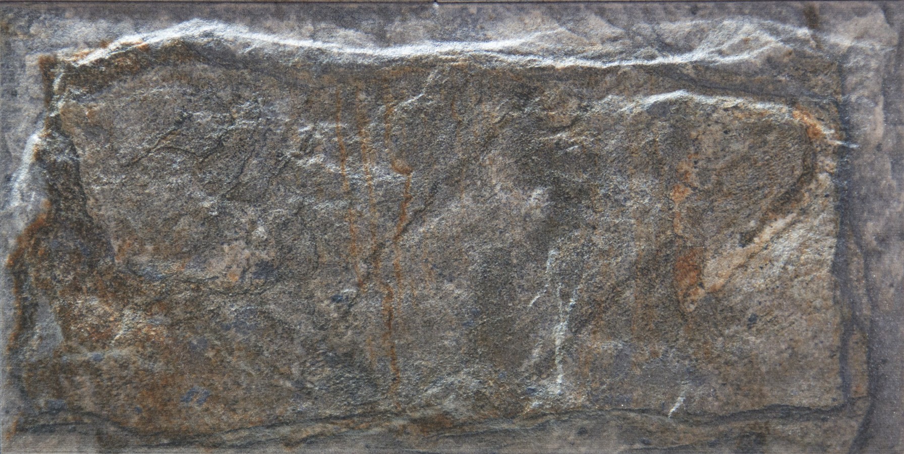 Плитка 30x15 87мм Anes Slf 415 Pizarra Фасадная структурированная коричневый, серый Silverfox