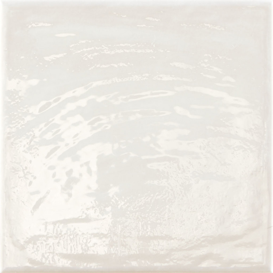 Керамогранит 22x22 Rain Bianco 22 глянцевая белый Prissmacer
