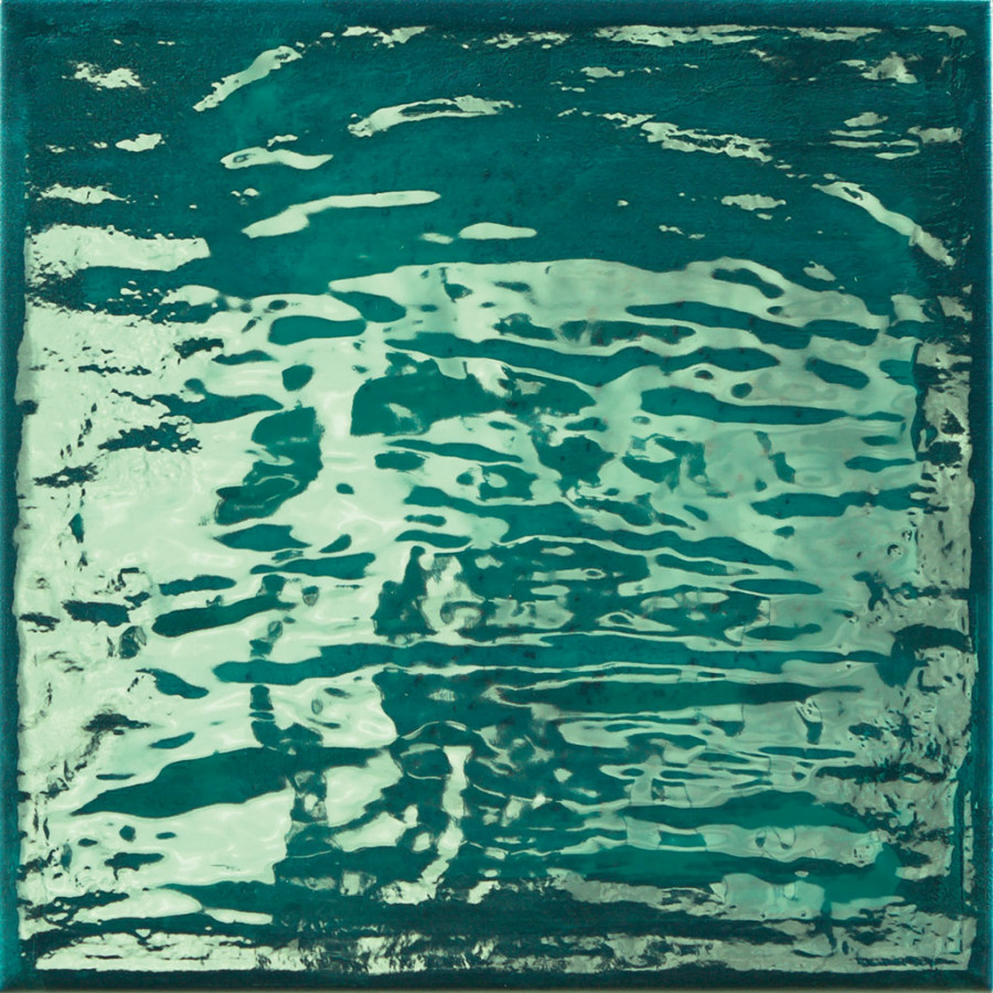Керамогранит 22x22 Rain Aquamarine 22 глянцевая зеленый Prissmacer