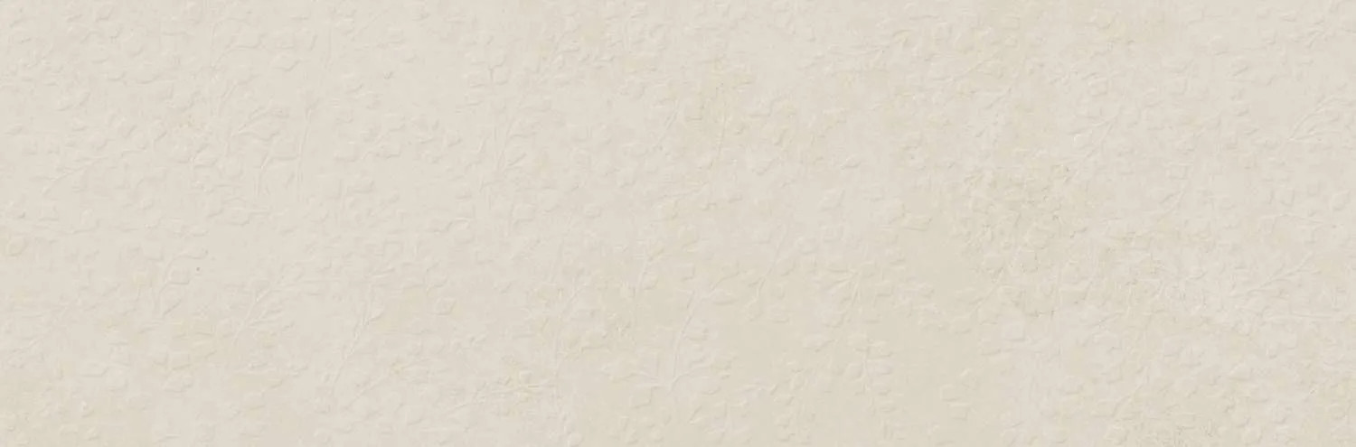 Декор 100x33 7мм Portwall Rlv. Bloom White матовая TAU Ceramica