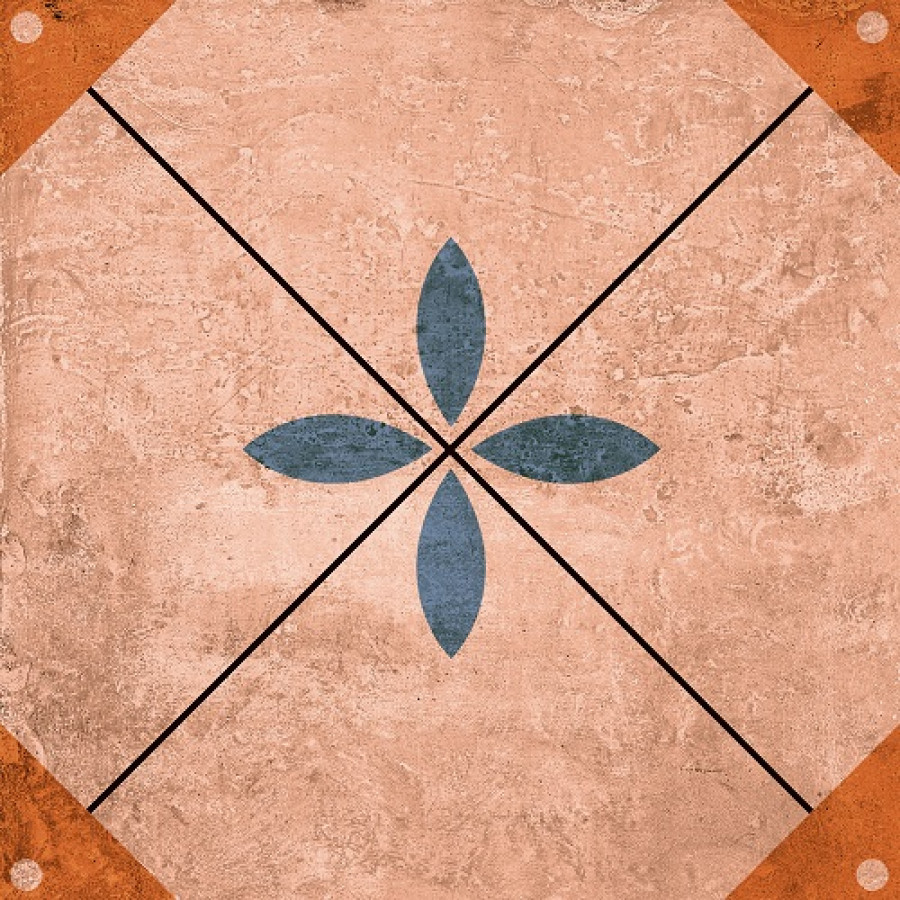 Керамогранит 20x20 Ornament 20014 Matt матовая многоцветный Alpas Cera