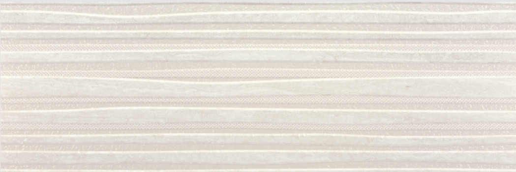 Плитка 90x30 Track Caesar Moon глянцевая светло-серый травертин Azulejos Benadresa