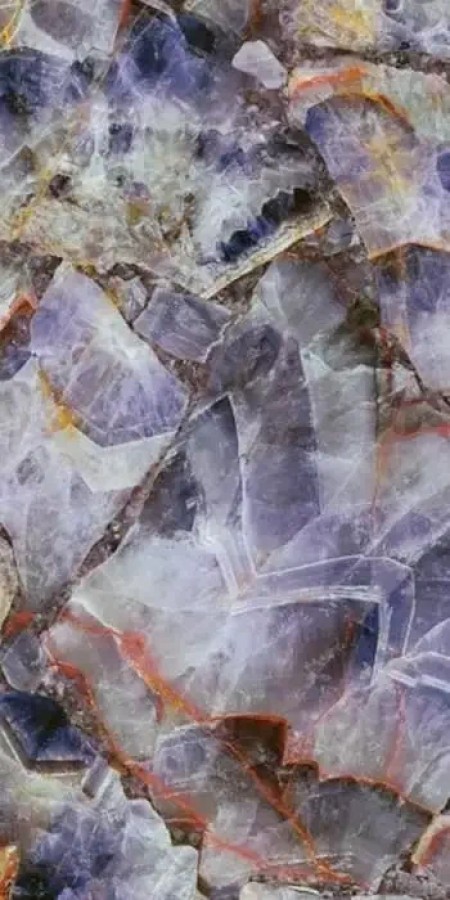 Керамогранит 120x60 Crystal Iris Nebula Series Ппх полированная фиолетовый мрамор Bluezone
