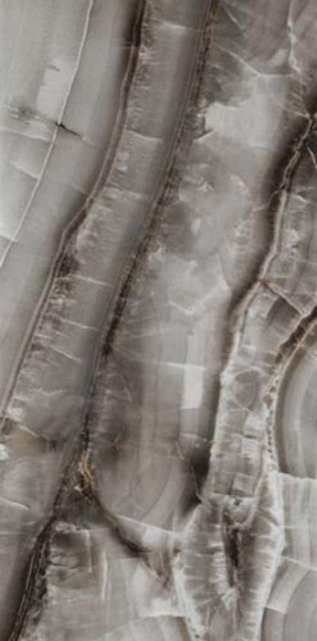 Керамогранит 120x60 Sevilla Graphite Polished Rec. полированная темно-серый оникс Etili Seramik