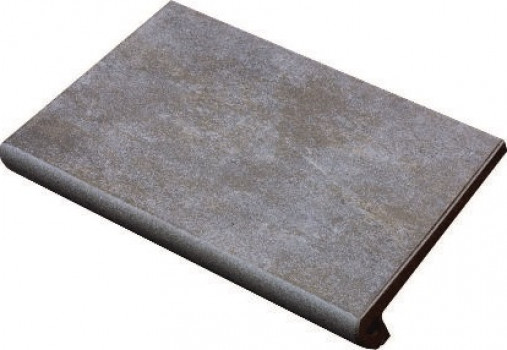 Клинкер 50x33 Peldaño Redondo 50 Mytho Acero матовая серый бетон Gres Aragon