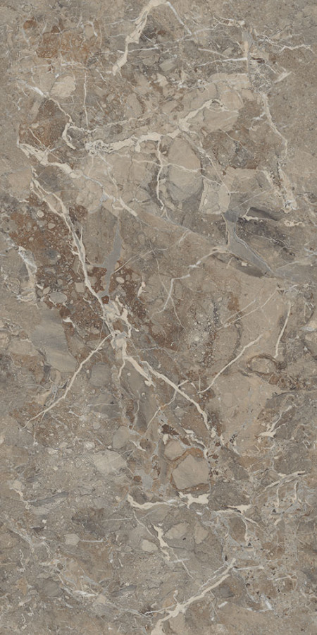 Керамогранит 120x60 Breccia Boreale Brown Infinia Polished It полированная коричневый мрамор 9мм Gresant