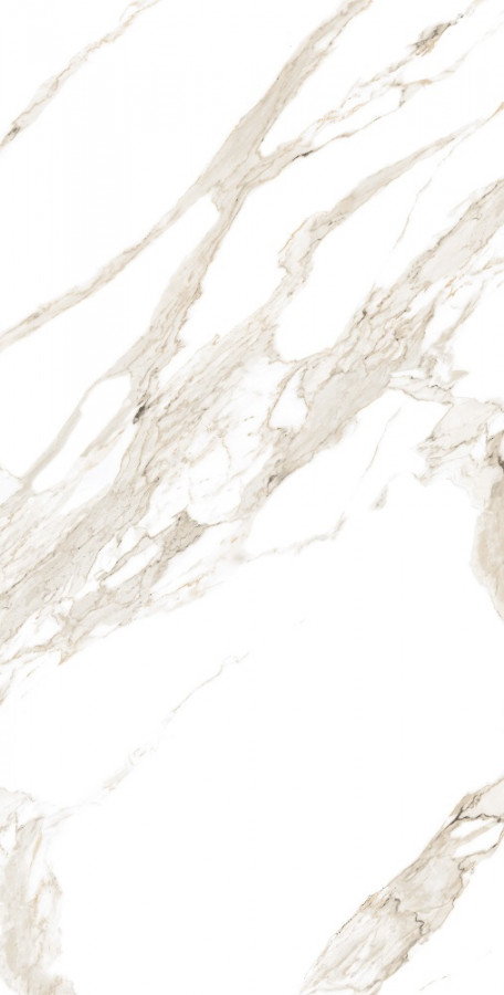 Керамогранит 120x60 Statuario Carara Glossy R полированная белый мрамор 9мм Gresant