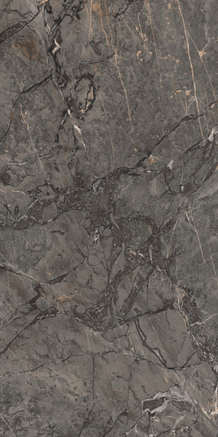 Керамогранит 120x60 Belgravia Americano Sugar Carving It шугар темно-серый мрамор 9мм Gresant