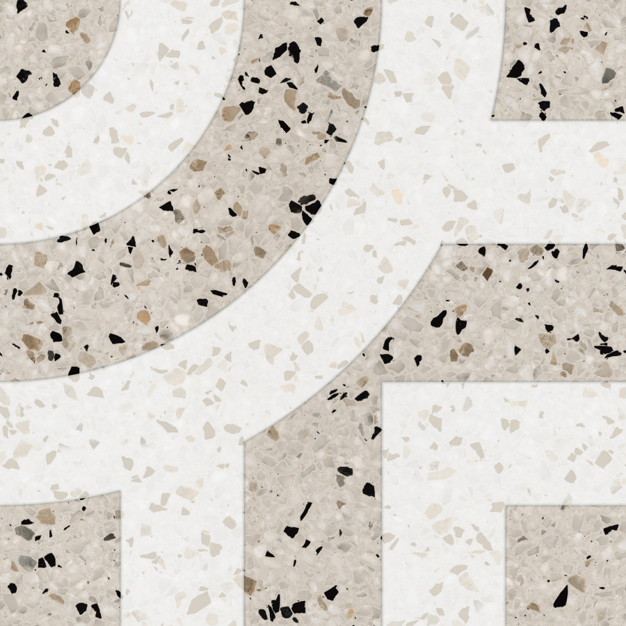 Керамогранит 40x40 Spin Tropic Bianco Matt It матовая светло-серый 15мм Gresant