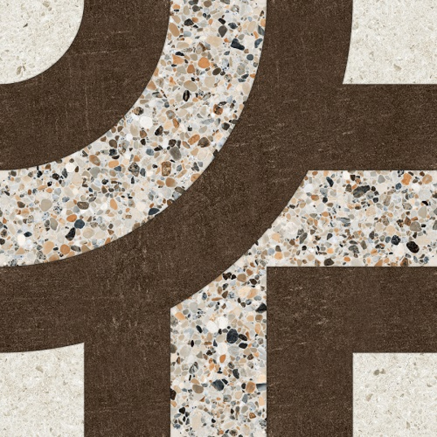 Керамогранит 40x40 Spin Tropic Choco Matt It матовая темно-коричневый 15мм Gresant