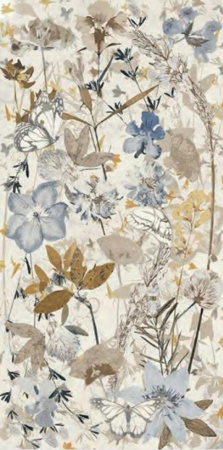 Керамогранит 120x60 Decoro Jolie Reactive 3D Rett матовая бежевый La Fenice