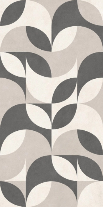 Керамогранит 120x60 9мм Natural Terre Decoro Ovale Cold матовая La Fenice