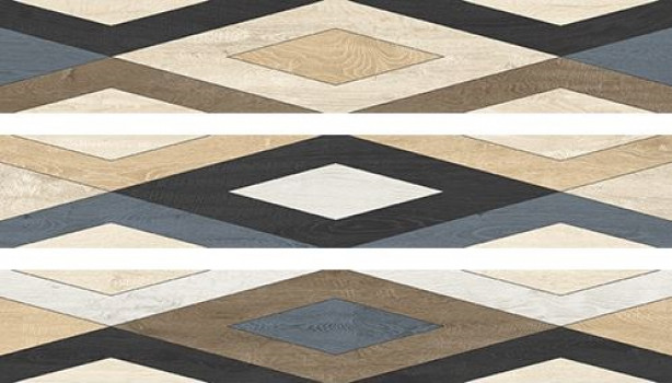 Плитка 120x20 Tongass Dec. Diamond многоцветный дерево Mariner