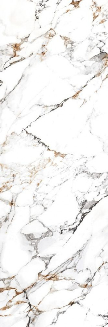 Керамогранит 240x80 Arabescato Gold Polished Mm полированная белый мрамор 15мм Motto Ceramic