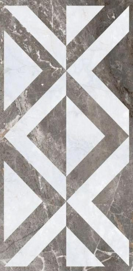 Керамогранит 120x60 Sg Crown Dekor Fon Full Lap полированная белый мрамор Qua