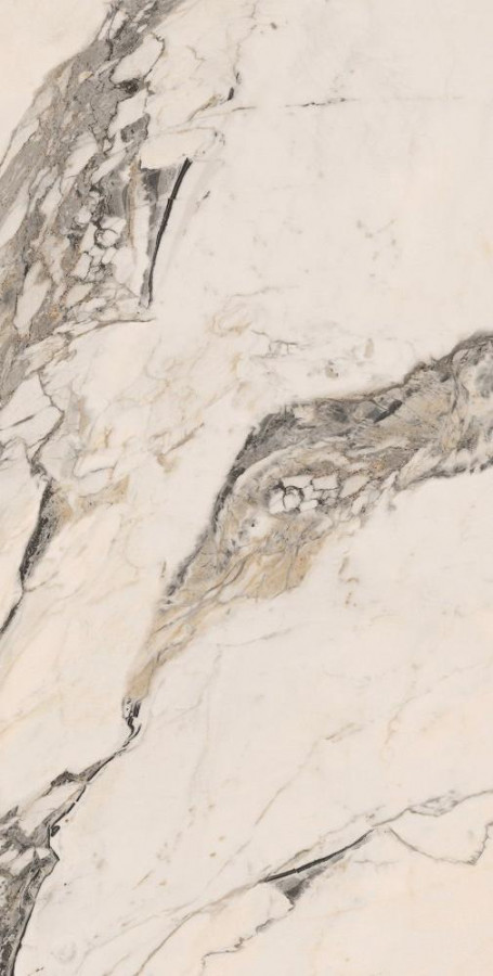 Керамогранит 160x80 Calacutta Pink Glossy полированная белый мрамор 9мм Seron