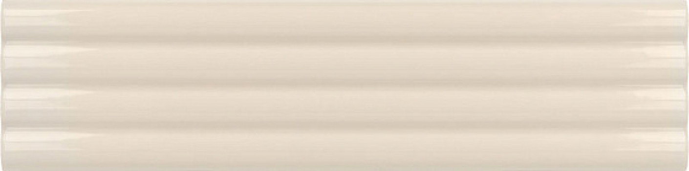 Плитка настенная 20x5 Costa Nova Onda Beige Pale Glossy 28497 Equipe