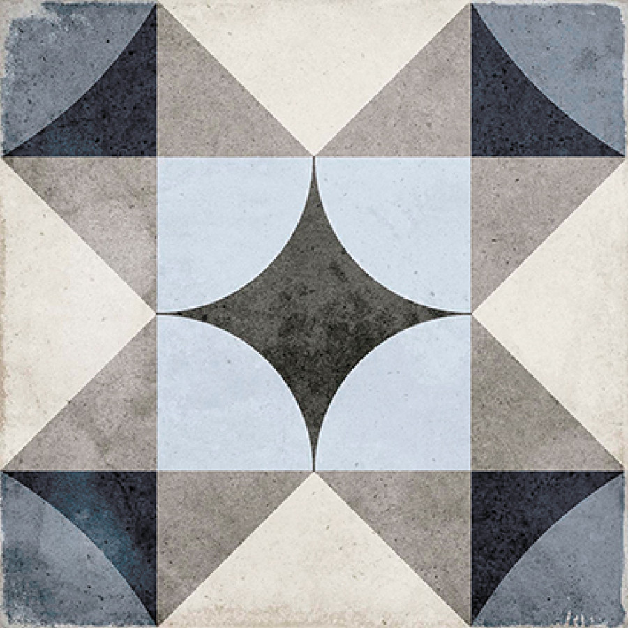 Керамогранит 20x20 Art Nouveau Palais Blue 24410 Equipe