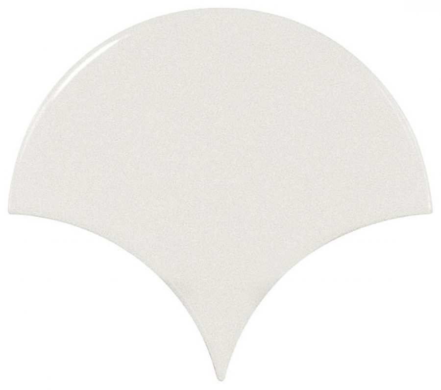 Плитка настенная 12x10.6 Scale White Fan 21968 Equipe
