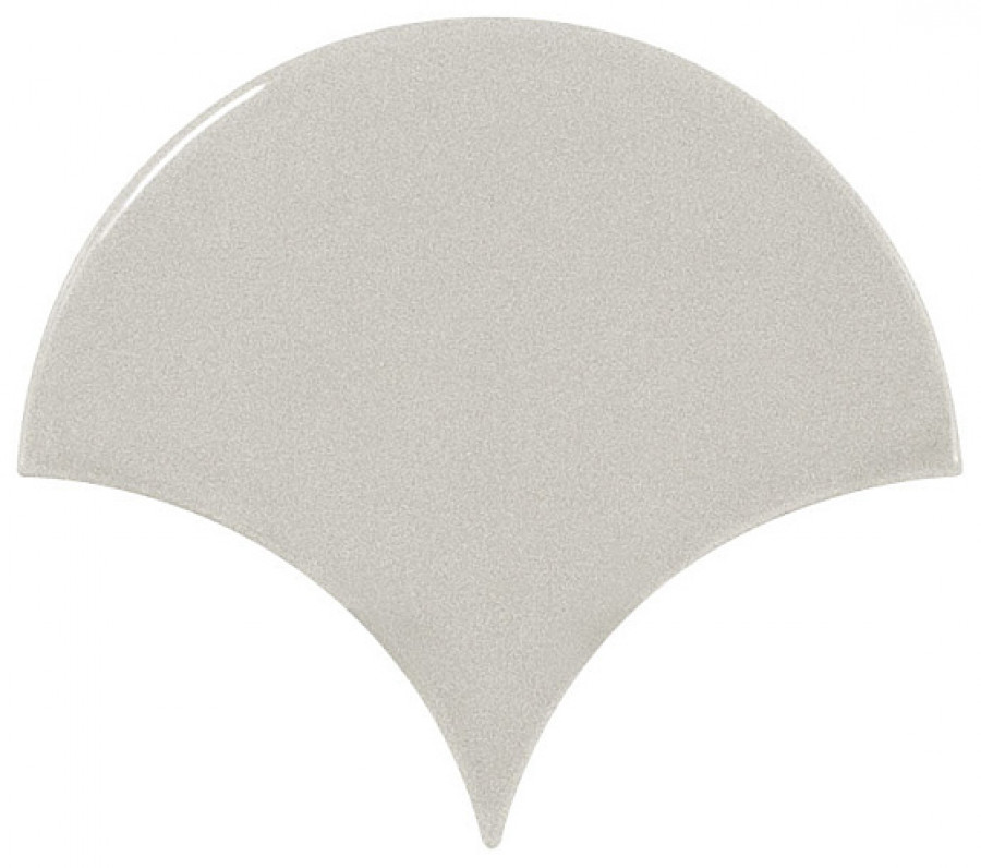 Плитка настенная 12x10.6 Scale Light Grey Fan 21978 Equipe