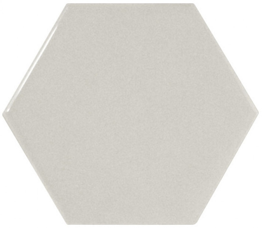 Плитка настенная 12.4x10.7 Scale Hexagon Light Grey 21912 Equipe