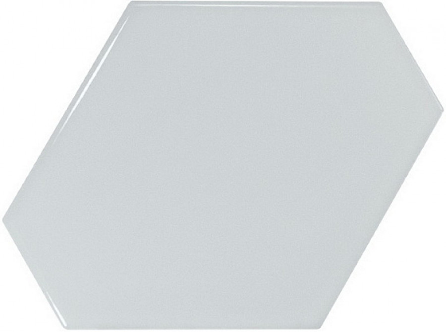 Плитка настенная 12.4x10.8 Scale Benzene Sky Blue 23830 Equipe