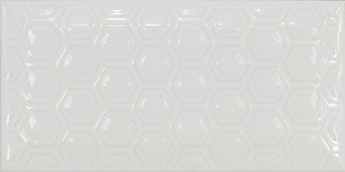 Плитка декор 15x7.5 Metro Paradise White АКЦИЯ 21275 Equipe